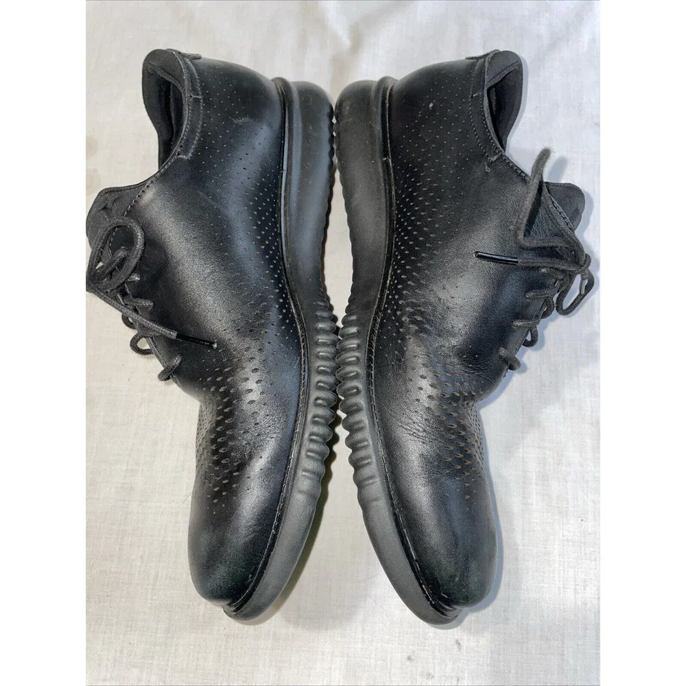 Cole Haan 20 Grand Men’s Athleisure Oxfords Size 10.5 M Black Leather Going Out